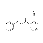 structure of CAS# 898764-06-2, 2-(3-Phenylpropanoyl)benzonitrile;2'-cyano-3-phenylpropiophenone
