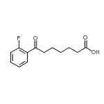 结构式 CAS# 898766-55-7, 7-(2-氟苯基)-7-氧代庚酸