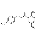 结构式 CAS# 898768-81-5, 1-(2,5-二甲基苯基)-3-(4-甲基苯基)-1-丙酮