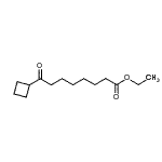结构式 CAS# 898776-24-4, 乙基8-环丁基-8-氧代辛酸酯
