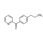 结构式 CAS# 898779-92-5, (4-丙基苯基)(2-吡啶基)甲酮