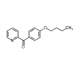 结构式 CAS# 898780-03-5, (4-丁氧基苯基)(2-吡啶基)甲酮