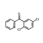 结构式 CAS# 898780-33-1, (2,5-二氯苯基)(2-吡啶基)甲酮
