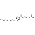 结构式 CAS# 898792-23-9, 7-[4-(庚氧基)苯基]-7-氧代庚酸