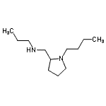 结构式 CAS# 901585-73-7, N-[(1-丁基-2-吡咯烷基)甲基]-1-丙胺
