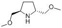 structure of CAS# 90290-05-4, (R,R)-(-)-2,5-Bis(methoxymethyl)pyrrolidine;Zinc02557988
