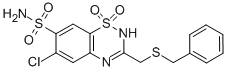结构式 CAS# 91-33-8, 苄噻嗪
