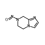 结构式 CAS# 91476-88-9, 7-亚硝基-5,6,7,8-四氢咪唑并[1,2-a]吡嗪