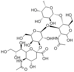 结构式 CAS# 92448-22-1, 3'-Sialyl Lewis A