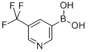 结构式 CAS# 947533-51-9, (5-三氟甲基吡啶-3-基)硼酸