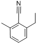 结构式 CAS# 95881-22-4, 2-乙基-6-甲基-苯甲腈