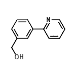 结构式 CAS# 98061-41-7, [3-(2-吡啶基)苯基]甲醇