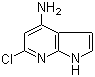 structure of CAS# 1000340-80-6, 6-Chloro-1H-pyrrolo[2,3-b]pyridin-4-amine