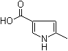 structure of CAS# 100047-52-7, 5-Methyl-1H-pyrrole-3-carboxylic acid;5-Methyl-3-pyrrolecarboxylic acid