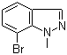 structure of CAS# 1000576-59-9, 7-Bromo-1-methylindazole