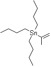 structure of CAS# 100073-15-2, 2-(Tributylstannyl)propene;Tri-n-butylisopropenyltin; Tributyl(isopropenyl)stannane; Tributylisopropenyltin