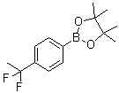 结构式 CAS# 1000994-94-4, 2-[4-(1,1-二氟乙基)苯基]-4,4,5,5-四甲基-1,3,2-二氧硼杂环戊烷