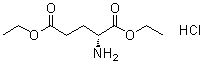 structure of CAS# 1001-19-0, Diethyl D-glutamate hydrochloride