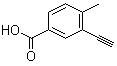 structure of CAS# 1001203-03-7, 3-Ethynyl-4-methylbenzoic acid