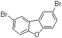 structure of CAS# 10016-52-1, 2,8-Dibromodibenzo[b,d]furan;2,8-Dibromodibenzofuran