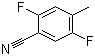 structure of CAS# 1003708-66-4, 2,5-Difluoro-4-methylbenzonitrile