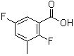 structure of CAS# 1003710-01-7, 2,5-Difluoro-3-methylbenzoic acid