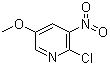 structure of CAS# 1003711-55-4, 2-Chloro-5-methoxy-3-nitropyridine