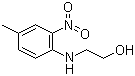 structure of CAS# 100418-33-5, 2-(4-Methyl-2-nitrophenylamino)ethanol;3-Nitro-4-hydroxyethylaminotoluene