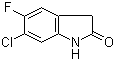 结构式 CAS# 100487-74-9, 6-氯-5-氟-1,3-二氢-2H-吲哚-2-酮