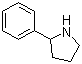 结构式 CAS# 1006-64-0, 2-苯基吡咯烷