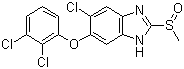结构式 CAS# 100648-13-3, 三氯苯达唑亚砜