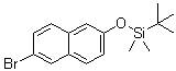 structure of CAS# 100751-65-3, tert-Butyl[(6-bromo-2-naphthyl)oxy]dimethylsilane;6-Bromo-2-naphthol tert-butyldimethylsilyl ether