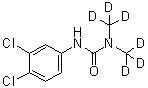structure of CAS# 1007536-67-5, N'-(3,4-Dichlorophenyl)-N,N-di(methyl-d<sub>3</sub>)urea
