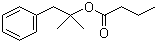 structure of CAS# 10094-34-5, Benzyldimethylcarbinyl butyrate;Dimethylbenzylcarbinyl butyrate; alpha,alpha-Dimethylphenethyl butyrate