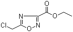 structure of CAS# 1009620-97-6, 5-Chloromethyl-[1,2,4]oxadiazole-3-carboxylic acid ethyl ester