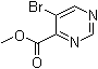 structure of CAS# 1009826-93-0, 5-Bromo-4-pyrimidinecarboxylic acid methyl ester