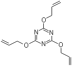structure of CAS# 101-37-1, Triallyl cyanurate ;2,4,6-Tris(2-propenyloxy)-1,3,5-triazine; 2,4,6-Triallyloxy-1,3,5-triazi