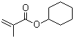 structure of CAS# 101-43-9, Cyclohexyl methacrylate;2-Methyl-2-propenoic acid cyclohexyl ester