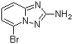 structure of CAS# 1010120-55-4, 5-Bromo-[1,2,4]triazolo[1,5-a]pyridin-2-amine;(5-Bromo-[1,2,4]triazolo[1,5-a]pyridin-2-yl)amine