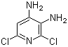 structure of CAS# 101079-63-4, 3,4-Diamino-2,6-dichloropyridine