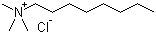 structure of CAS# 10108-86-8, Octyltrimethylammonium chloride;Trimethyloctylammonium chloride