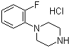 structure of CAS# 1011-16-1, N-(2-Fluorophenyl)piperazine hydrochloride