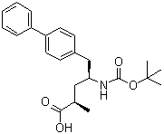 structure of CAS# 1012341-50-2, (2R,4S)-5-(Biphenyl-4-yl)-4-[(tert-butoxycarbonyl)amino]-2-methylpentanoic acid