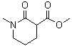 structure of CAS# 101327-98-4, 1-Methyl-2-oxo-3-piperidinecarboxylic acid methyl ester