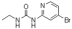 结构式 CAS# 1031432-46-8, N-(4-溴-2-吡啶基)-N'-乙基脲