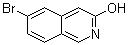结构式 CAS# 1031927-91-9, 6-溴异喹啉-3-醇
