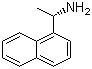 结构式 CAS# 10420-89-0, (S)-(-)-1-(1-萘基)乙胺