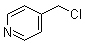 结构式 CAS# 10445-91-7, 4-(氯甲基)吡啶