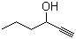 structure of CAS# 105-31-7, 1-Hexyn-3-ol