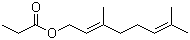 structure of CAS# 105-90-8, Geranyl propionate